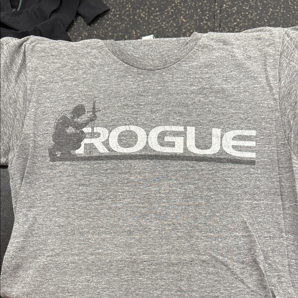 Rogue Austin Maleolo Heather Gray Logo Tee - Picture 1 of 1